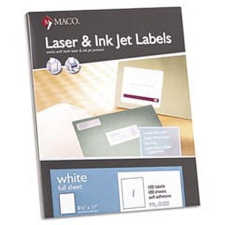 Maco Return Address Label - 100 per box