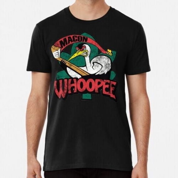 Macon Whoopee Hockey Logo Size S to 5XL Made in the USA T-Shirt