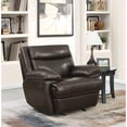 thumbnail image 1 of Macpherson Upholstered Glider Recliner Espresso, 1 of 9