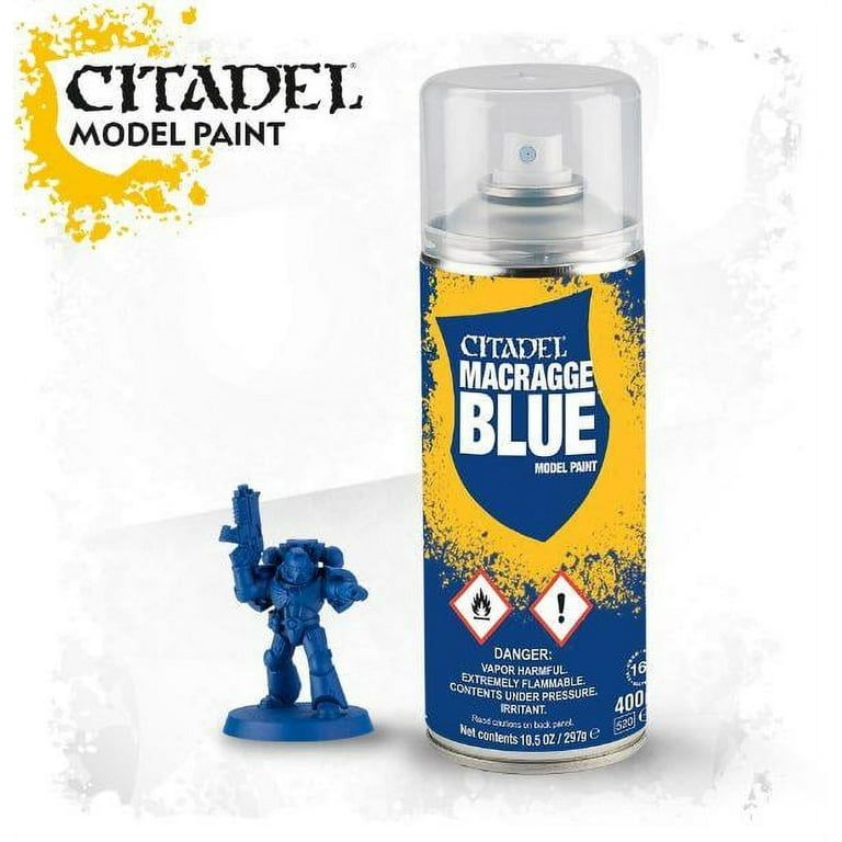 The Army Painter Color Primer Spray Paint, Crystal Blue, 400ml, 13.5oz -  Acrylic Spray Undercoat for Miniature Painting - Spray Primer for Plastic