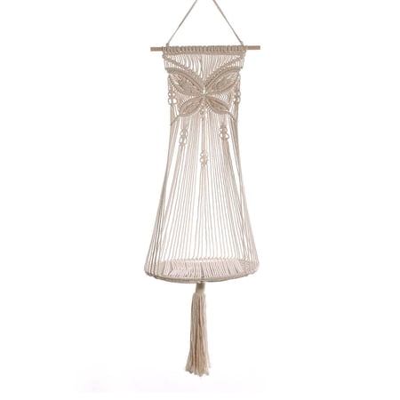 Macrame Cat Hammock Length 45 Inches Home Decoration Cotton Rope Gifts Handwoven