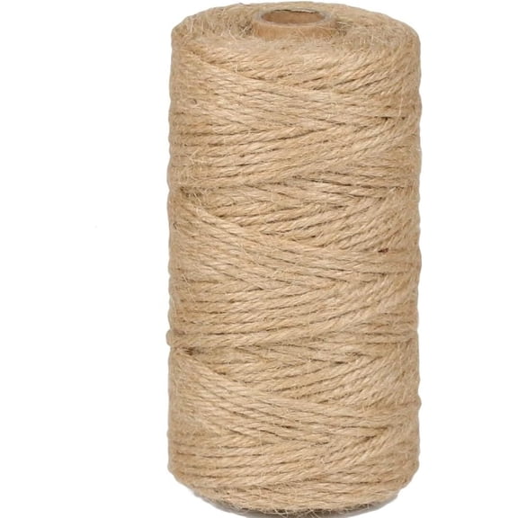 Macrame Cord 3mm x 218 Yards Jute Twine String, Cotton Rope for Crafts/Floristry/Bundling/Gardening(Natural)
