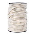 thumbnail image 1 of Macrame Cord Cotton Rope Macrame Supplies 3 Ply Twisted Macrame Rope String Yarn for Plant Hanger Wall Hanging Knitting Wedding Décor by Mandala Crafts Natural 4mm 109 Yards, 1 of 6