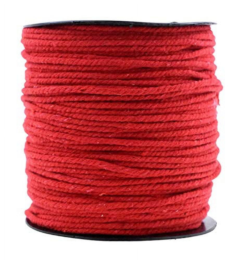 Buy wholesale Macrame Cord Rope Twine 3 ply Twist 3mm x 1000m or 335m 3  strands cotton cord string DARK PURPLE