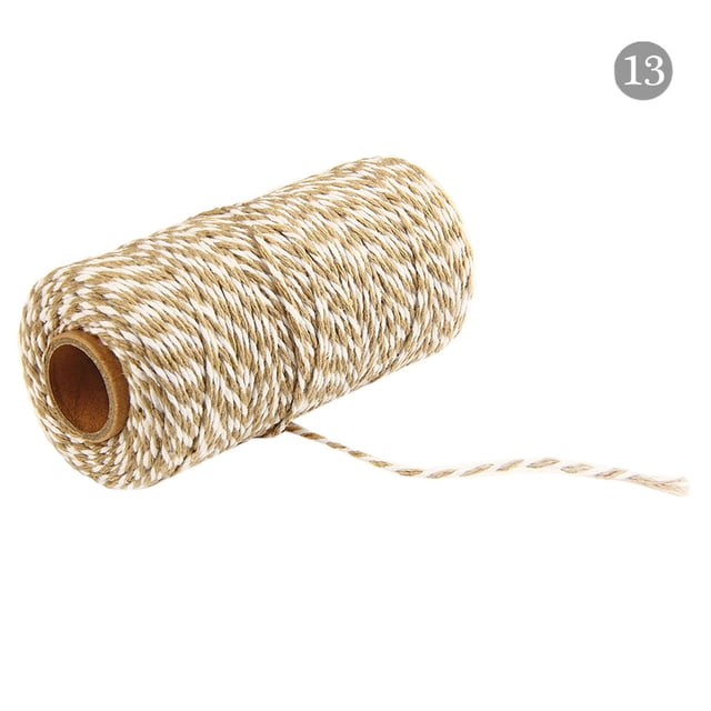 Macrame Cord, Gaqring Natural Undyed Bakers Twine, 2mm x 100M Craft Rope for Wall Hangings Jewelry Making Home Decor
