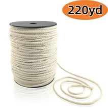 Macrame Cord Natual Cotton Twine Rope String Cord for Handmade Wall Hanging Craft Making 4mm x 220yd