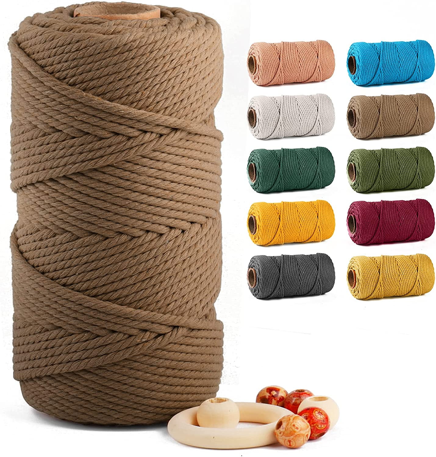 Cotton Cord, Natural 4mm - Fast Delivery Online