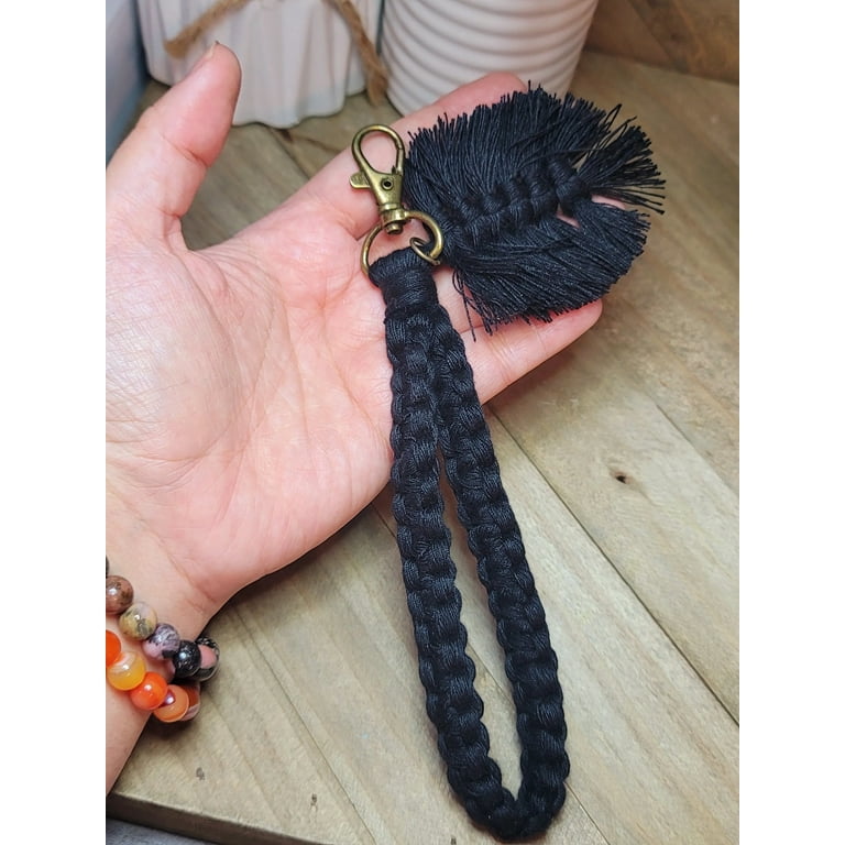 Macrame Cute Bohemian Handmade Tiny Keyring Bag Accessories Gift Idea Handmade