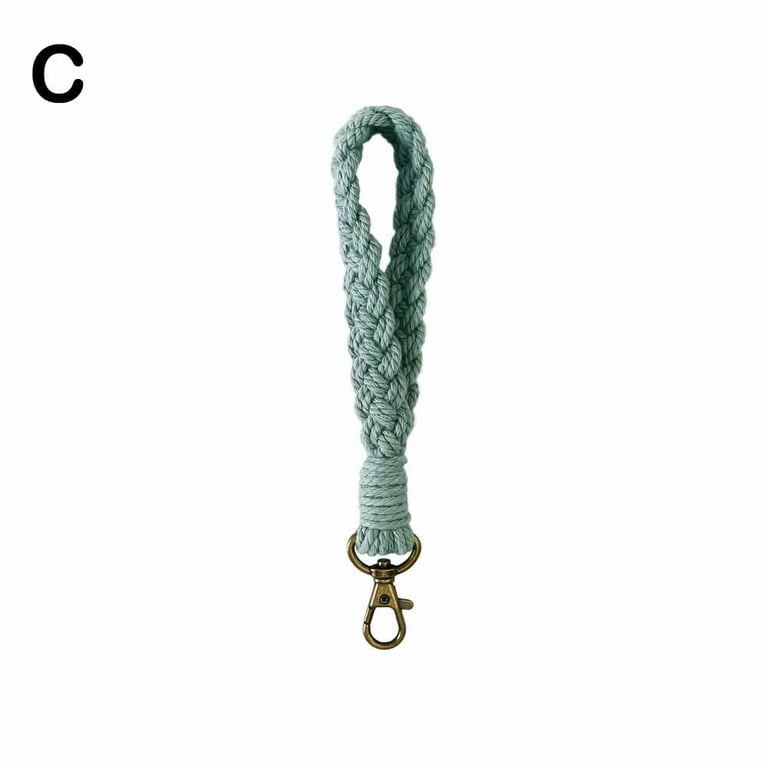 Fabric Keychain Wristlet Key Chain Wrist Lanyard Keychain 