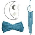 Macrame Kit, DIY Moon Dream Catcher Macrame Kits for Kids & Adults