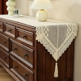 thumbnail image 1 of Macrame Long Table Runner Crochet Table Runners Rustic Farmhouse Table Decoration, 1 of 2