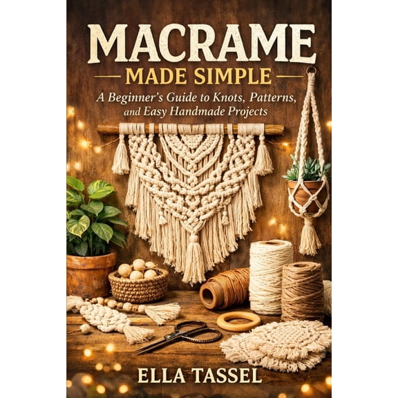 Macrame Made Simple: Learn Essential Knots, Create Stunning Projects, and Turn Macram into a Profitable Hobby., (Paperback)