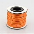 thumbnail image 1 of Macrame Rattail Chinese Knot Making Cords Round Nylon String Threads Satin Cord Dark Orange 2mm, 1 of 2