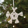 thumbnail image 1 of Macrame Snowflake Ornament - Box of 4, 1 of 1