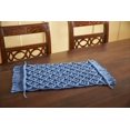 thumbnail image 1 of Macrame Solid Placemats 12X18 Blue, 1 of 2