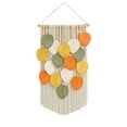 thumbnail image 1 of Macrame Tapestry Wall Hanging - Hand Woven Boho Tapestry Fall Leaves Wall Decor, for Bedroom Living Room Dorm, 1 of 6