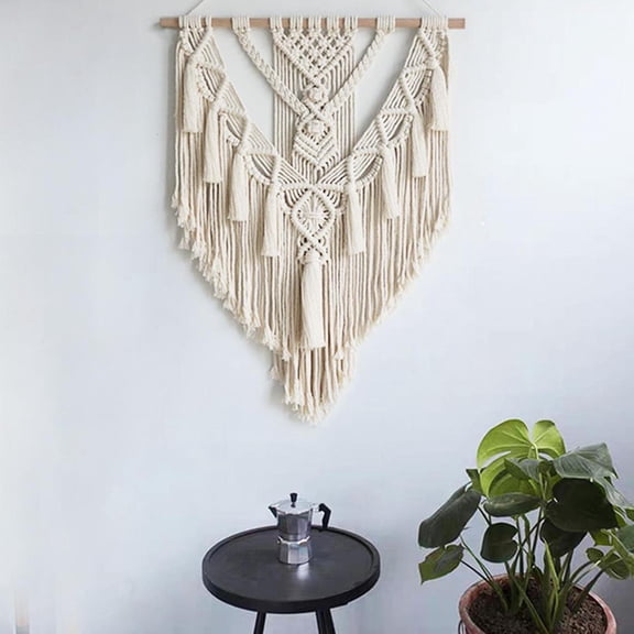 Macrame Wall Hanging Large Bohemian Wall Decoration for Wedding Backdrop Curtain Bedroom Living Room Gallery