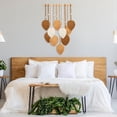 thumbnail image 1 of Macrame Wall Hanging,Leaves Woven Tapestry, Feather Handmade Tassels Boho Wall Decor,Leaves Art Decorations for Nursery Bedroom Living Room Apartment Home Backdrop, 1 of 7