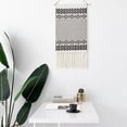 thumbnail image 1 of Macrame Woven Wall Tapestry Hanging with Tassels, Boho Tapestries Decor for Apartment Dorm Kids Living Room Bedroom Door Entrance, 1 of 4