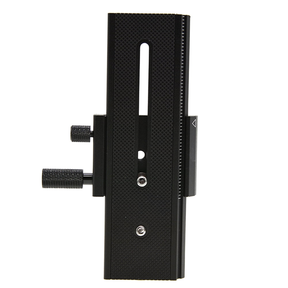 Macro Focusing DSLR Camera Mount Rail Rod Support Guide Bracket (Black