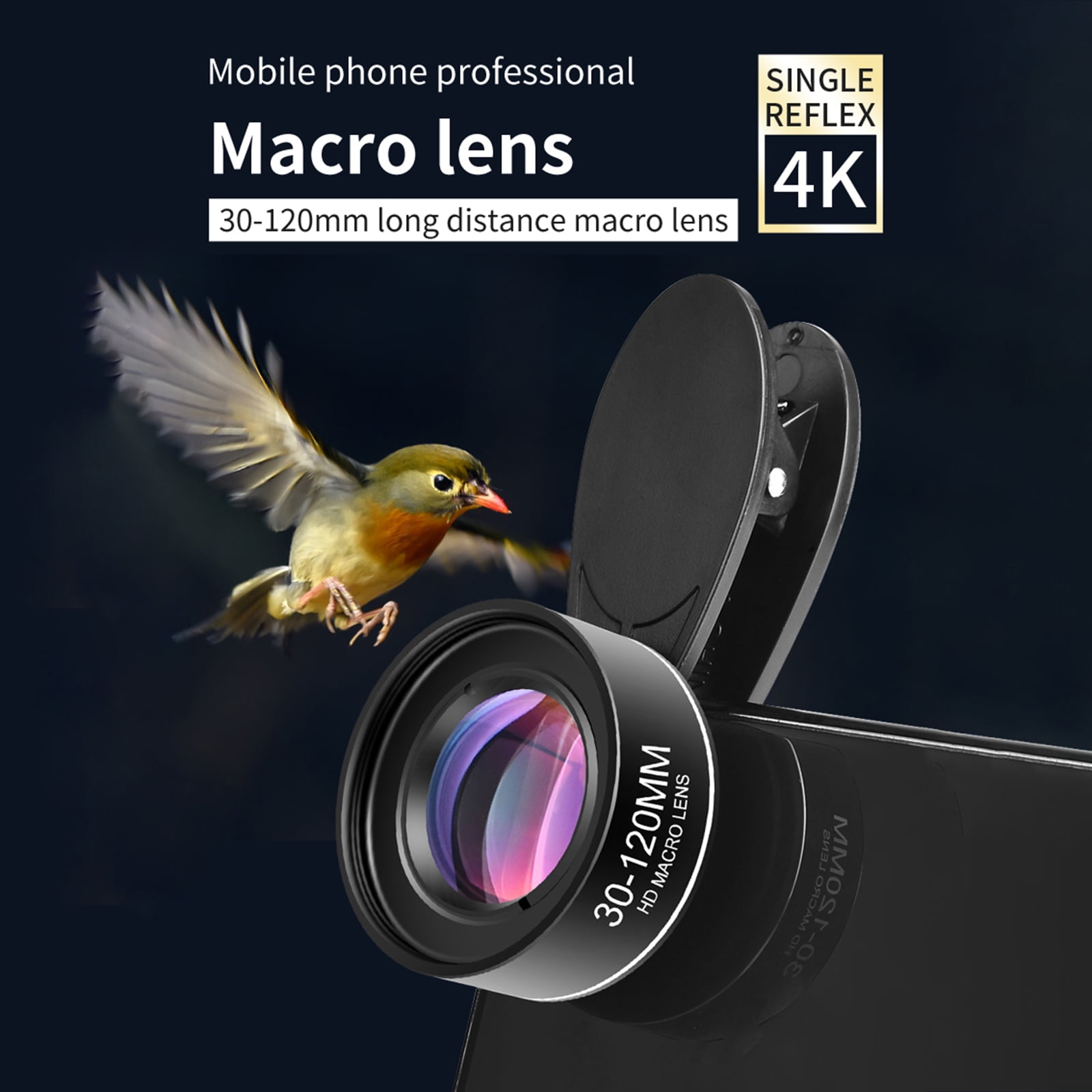 120mm Macro Lens External Lens For Iphone 11 Macro Lens,Camera
