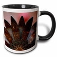 thumbnail image 1 of 3drose, Macro Photograph of Metal Sunflower Petals Rusting., 15oz Two-tone Black Mug, 1 of 6