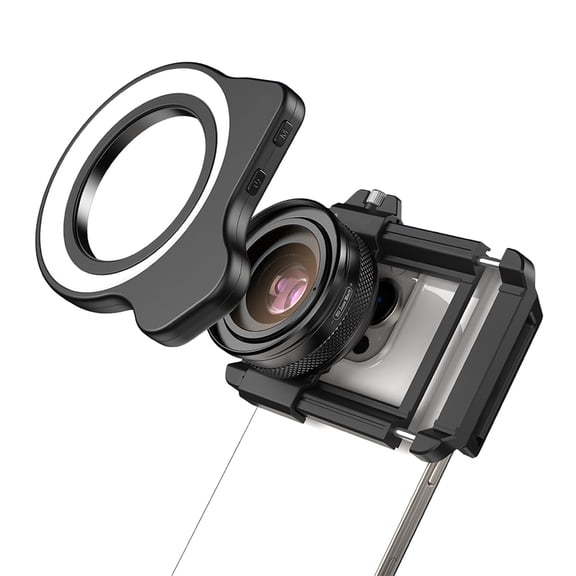 Macro Photography Lens For Mobile Phones 10X 20X With Adjustable Mount Cellphone Camera Photo Lens
