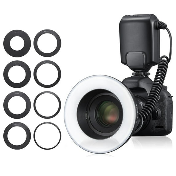 Macro Rings Flash Light Portable LED Rings Light Simple for Close Up Photography