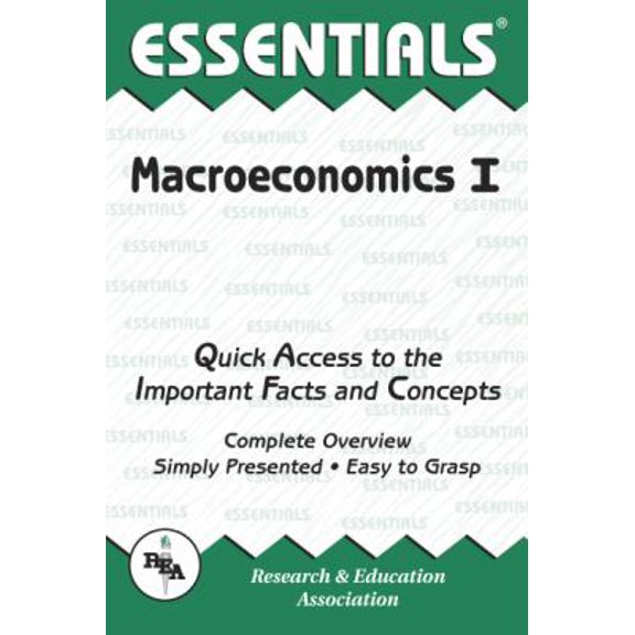 Pre-Owned The Essentials of Macroeconomics, Vol. 1 (Essentials Study Guides) (Paperback) 0878917004 9780878917006