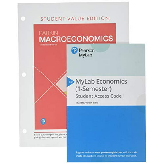 Pre-Owned Macroeconomics, Student Value Edition Plus MyLab Economics with Pearson eText -- Access Card Package