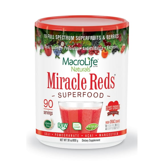 Macrolife Naturals Miracle Reds 30 oz Powder