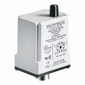 Single Function Time Delay Relay, Octal, Interval, 1 Functions 120V AC/DC, DPDT