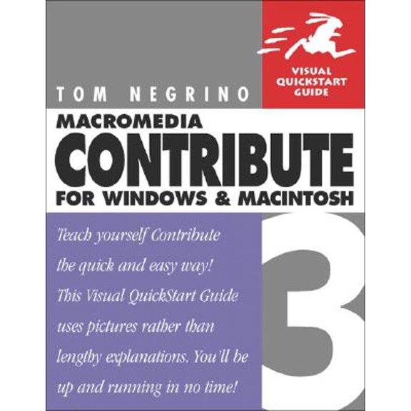 Pre-Owned Macromedia Contribute 3 for Windows and Macintosh : Visual QuickStart Guide