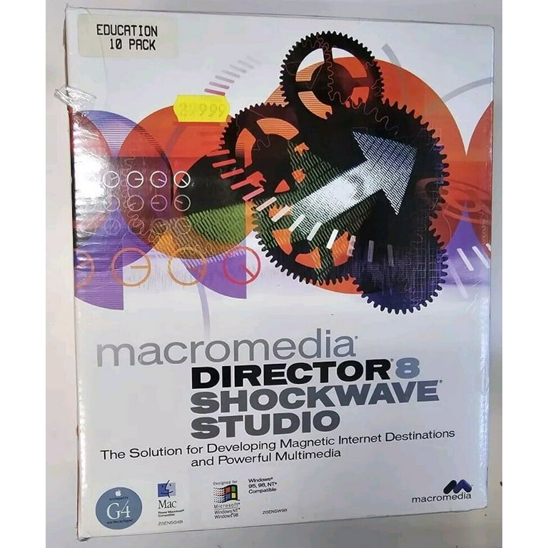 Macromedia Director 8 Shockwave Studio For Windows Edu 10