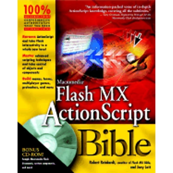 Pre-Owned Macromedia Flash MX ActionScript Bible (Paperback 9780764536144) by Robert Reinhardt, Joey Lott