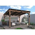 thumbnail image 1 of Macrout Outdoor Gazebo 12'x14', Heavy Duty Pergola, Aluminum Frame, 1 of 9