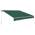 thumbnail image 1 of Macrout Patio Awning 12x8 Feet Sunshade Canopy for Manual Retractable Awnings, 4664 (Dark Green), 1 of 8