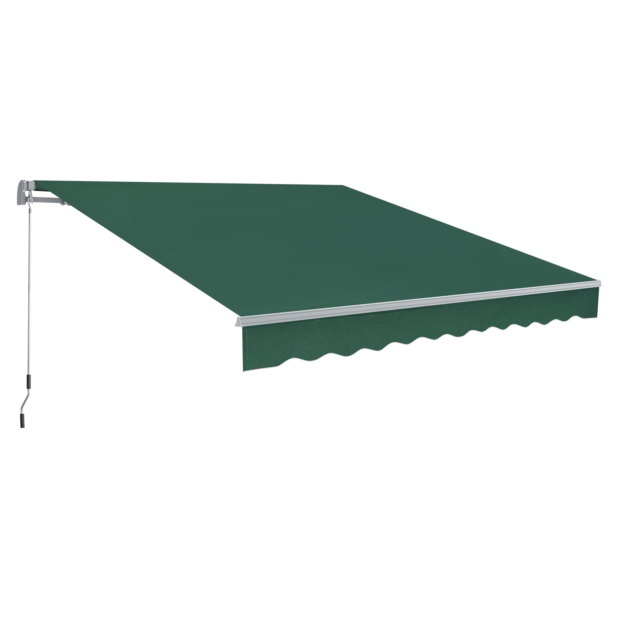 Macrout Patio Awning 8x7 Feet Sunshade Canopy for Manual Retractable Awnings, 4607 (Dark Green)