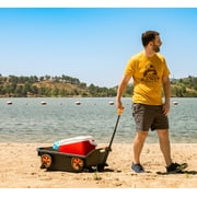 Macsports Turtle Wagon, 300 lbs Capacity with Retractable Wheel