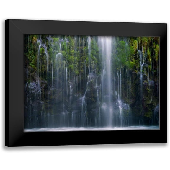 Macua, Gerald 18x14 Black Modern Framed Museum Art Print Titled - Magical Retreat