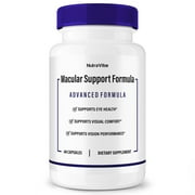 Macular Support Formula Capsules Daily Eye Care with Original Blend to Support Visual Wellness, Eye Comfort & Healthy Vision | Just 2 Gentle, Easy-to-Swallow Pills 60 Capsules