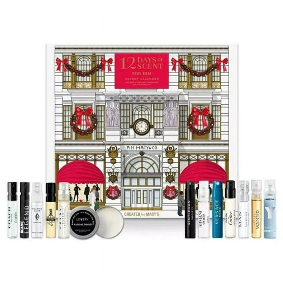 Macy’s 2023 Favorite Scents 12 Days of Scent for Him Advent Calendar - NEW 2023