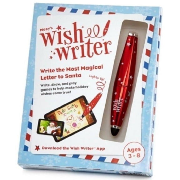 Macy's Tablet Pen Wish Writer Download App Stylus Glows Write to Santa