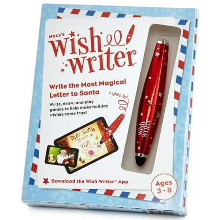 Macy's Tablet Pen Wish Writer Download App Stylus Glows Write to Santa