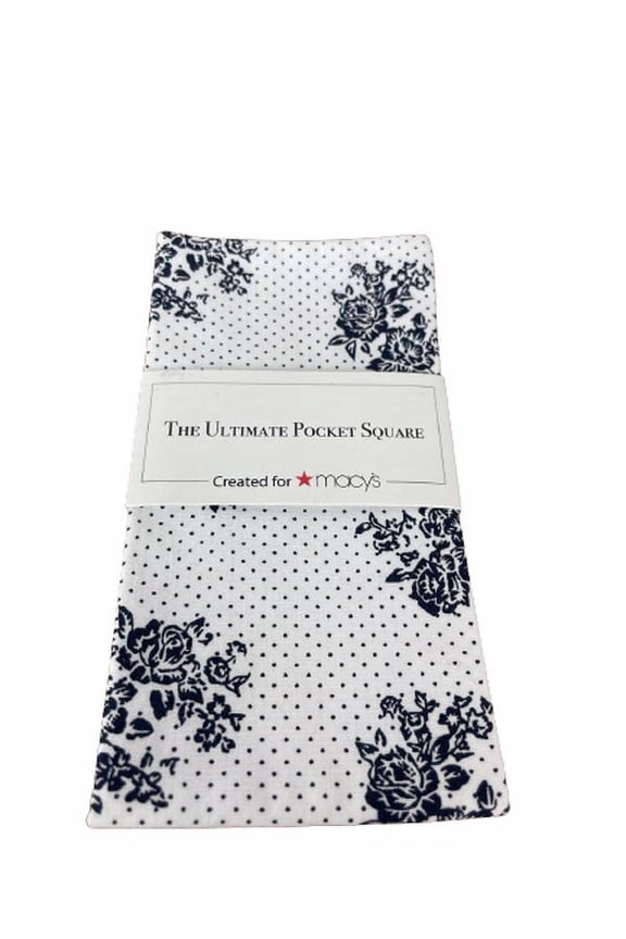 Macys The Ultimate Pocket Square, Floral Pattern