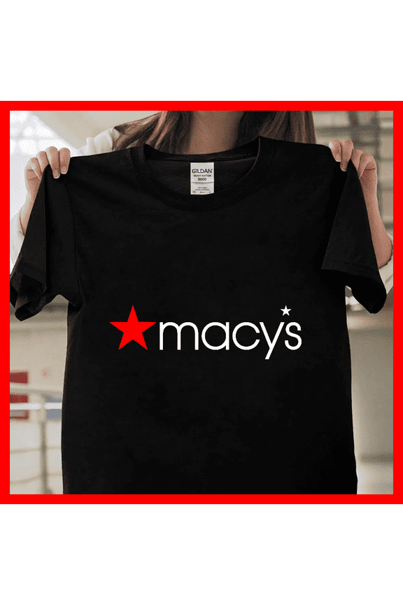 Macys Department Store Logo Graphic Vintage Retail Retro Fan Gift T1818 Unisex Graphic T-Shirt Soft Cotton, Sizes S-5XL