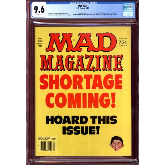 Mad #221 - CGC 9.6 Comic Book