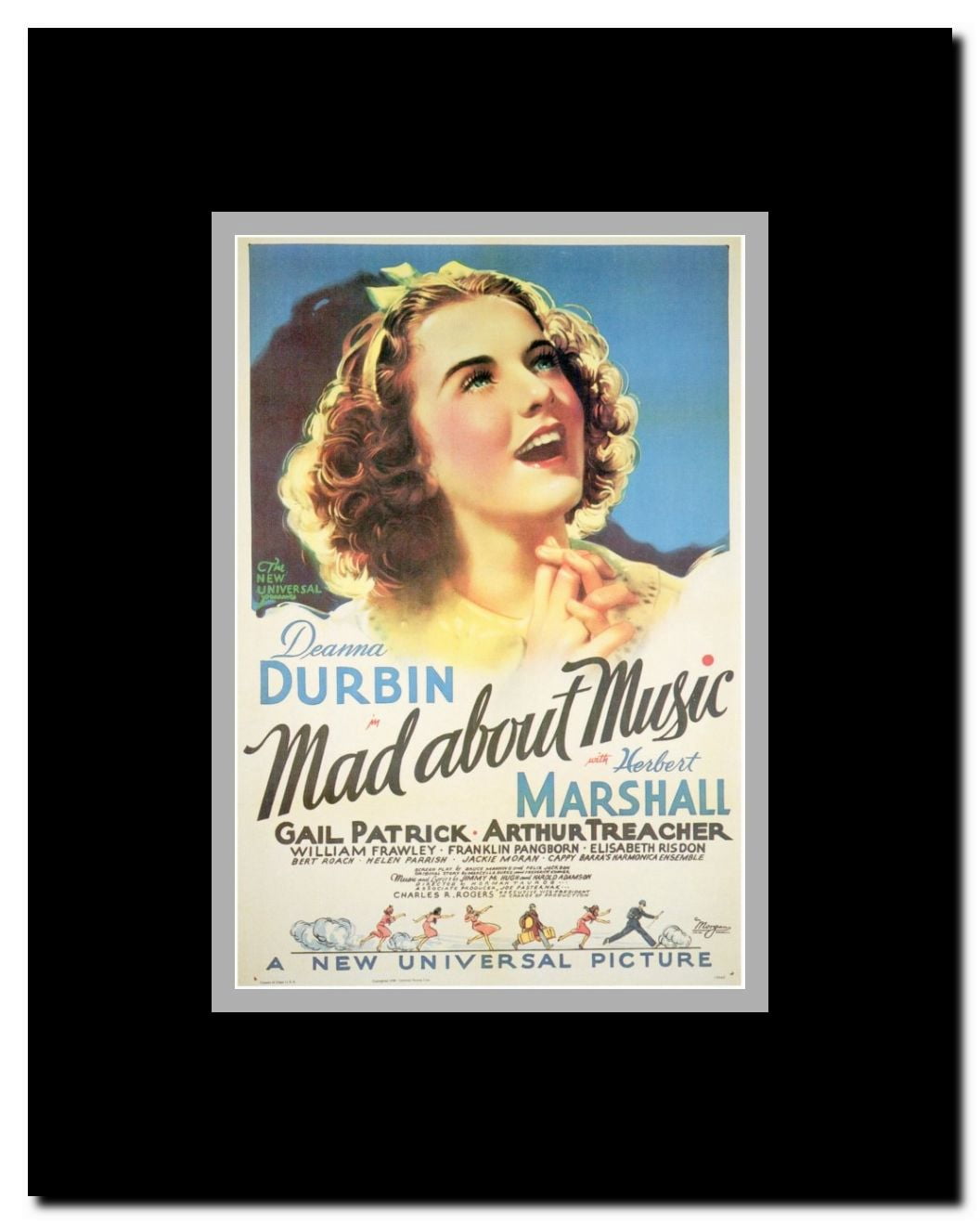 Mad About Music Framed Movie Poster