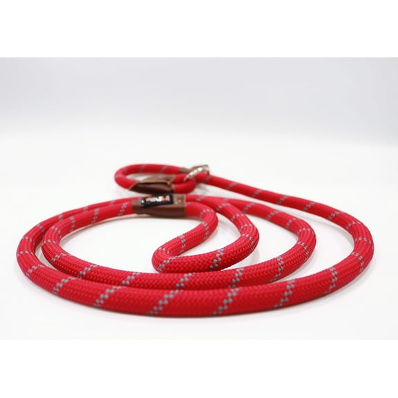 Mad About Mutts PACKAGE: Hybrid Climbing Rope Dog Leash with Waste Bag Holder & Dispenser.
