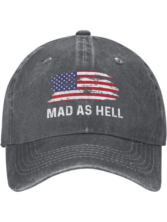 Mad As Hell Cap Cotton Hat for Men Women